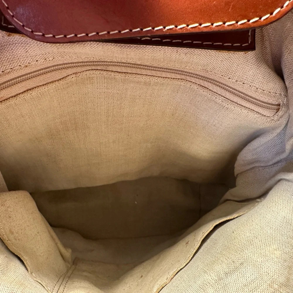 Black and brown western tote with leather acents